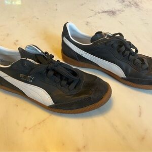 Puma Super Liga Navy and White Sneakers for Men